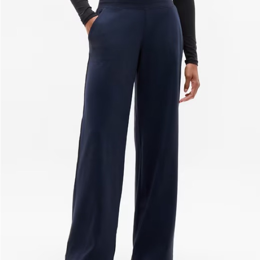 Athleta Navy Wide-Leg Women's Pants